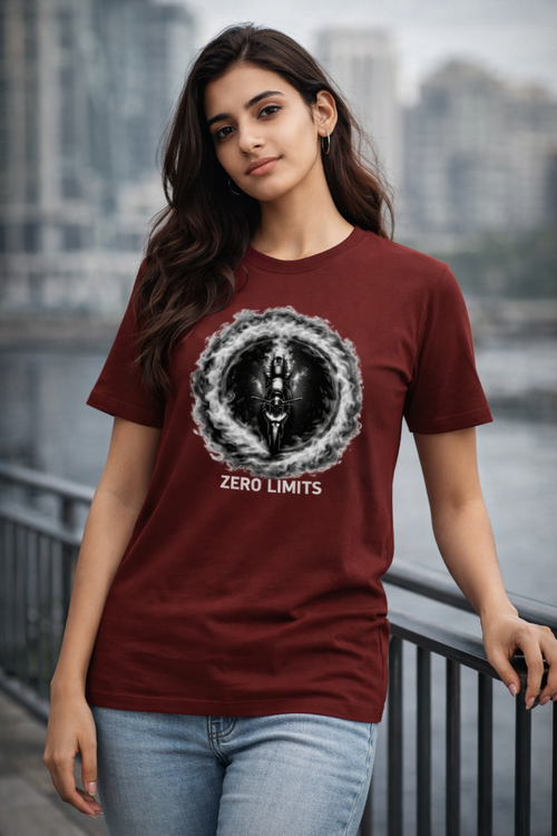 a Zero Limits Graphic Printed T-Shirt – Brick Red